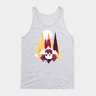 Bear Geometric Tank Top